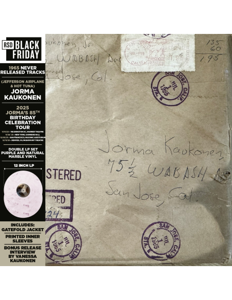 Jorma Kaukonen - Wabash Avenue - RSD BF 2025 (Vinyle)