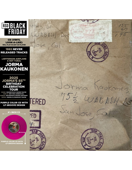 Jorma Kaukonen - Wabash Avenue - RSD BF 2025 (CD)