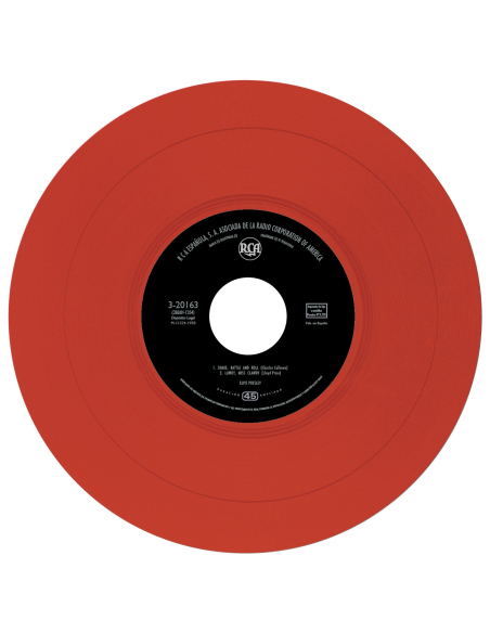 Elvis Presley - El Rock and Roll - Vinyle Rouge (Espagne) (Vinyle 7'')
