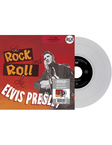 Elvis Presley - El Rock and Roll - Vinyle Argent (Espagne) (Vinyle 7'')