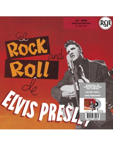 Elvis Presley - El Rock and Roll - Vinyle Argent (Espagne) (Vinyle 7'')