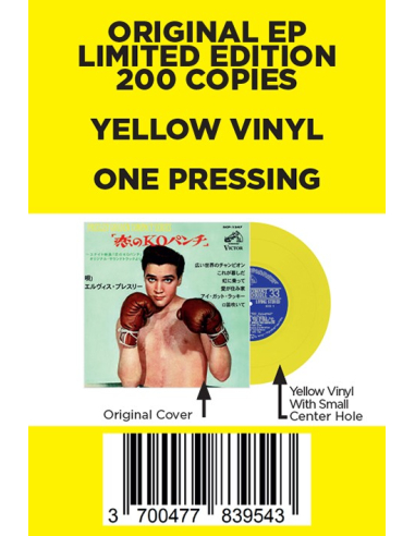 Elvis Presley - Kid Galahad - Vinyle Jaune (Japon) (Vinyle 7'')