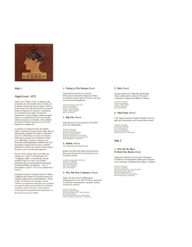 Murray Head - Nigel Lived+ (Vinyle)