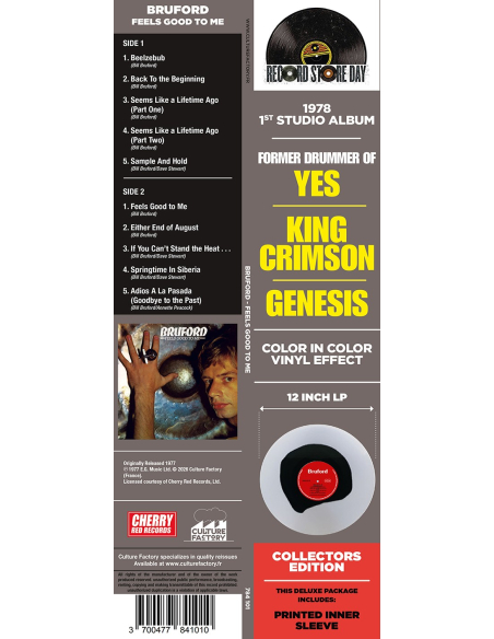 Bruford - Feels Good To Me - RSD 2026 (Vinyle)