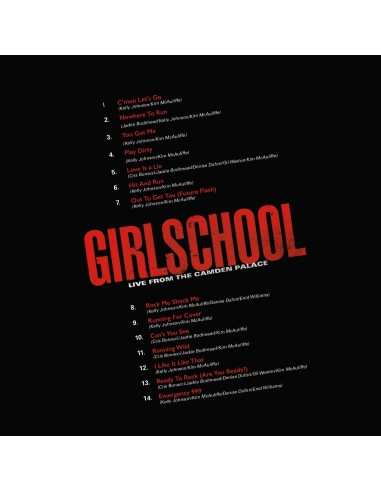 Girlschool - Live From The Camden Palace - RSD 2026 (CD)