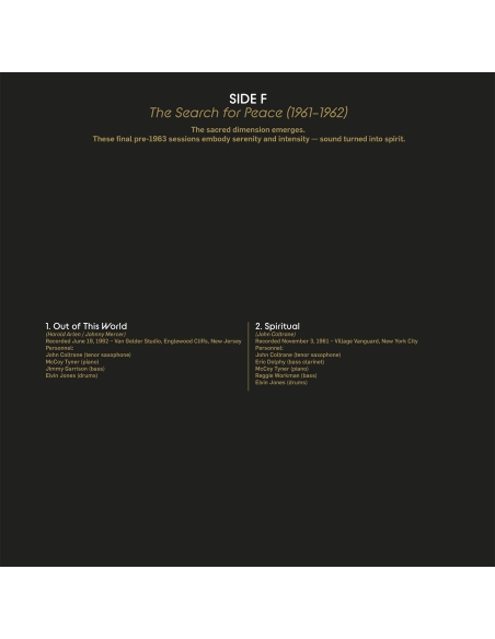 John Coltrane - From Form To Spirit - RSD 2026 (Vinyl)