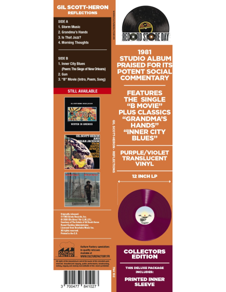 Gil Scott-Heron - Reflections - RSD 2026 (Vinyle)