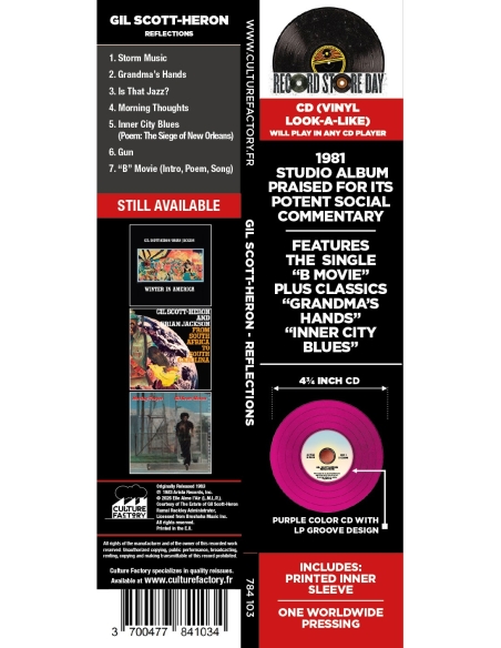 Gil Scott-Heron - Reflections - RSD 2026 (CD)