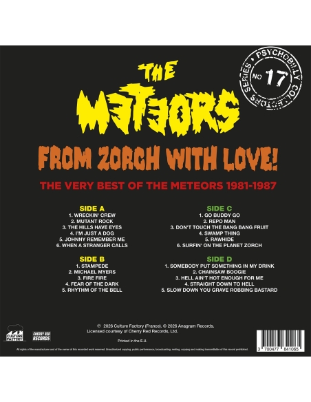 The Meteors - From Zorch with Love: The Very Best of the Meteors 1981-1997 - RSD 2026 (Vinyle)
