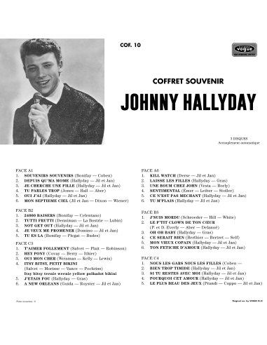 Johnny Hallyday - Coffret Souvenir - RSD 2026 (Vinyle)