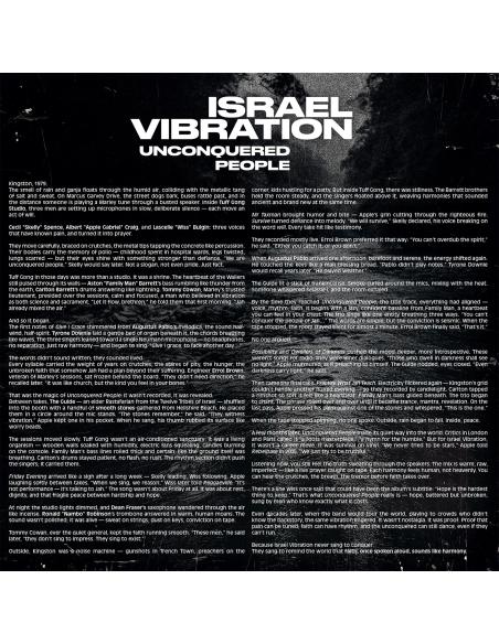 Israel Vibration - Unconquered People (Vinyle)