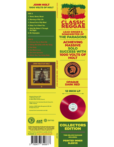 John Holt - 1000 Volts Of Holt (Vinyle)