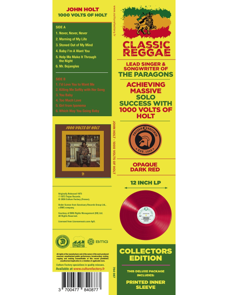 John Holt - 1000 Volts Of Holt (Vinyle)