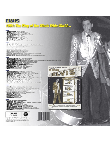 Elvis Presley - 1961: The King of Whole Wild World - RSD 2026 (Vinyle)