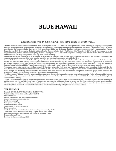 Elvis Presley - Blue Hawaii - Liquid-Filled - RSD 2026 (Vinyle)