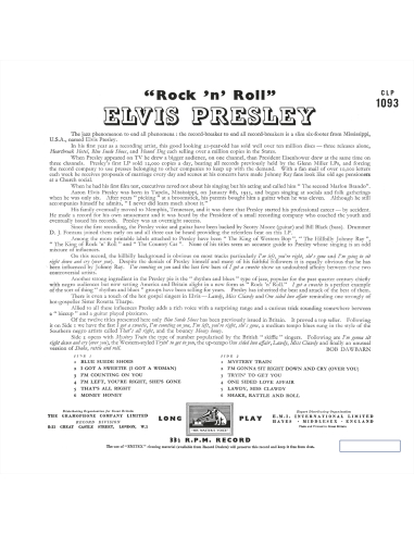 Elvis Presley - Rock 'N' Roll - Liquid-Filled (Vinyle)