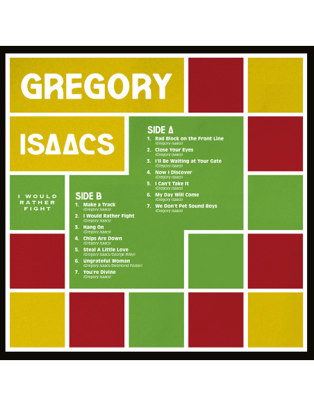 Gregory Isaacs - I Would Rather Fight (US Special Edition) (Vinyle)