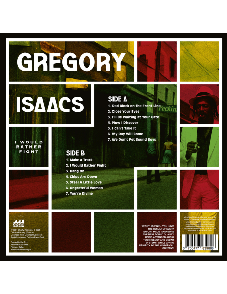Gregory Isaacs - I Would Rather Fight (US Special Edition) (Vinyle)