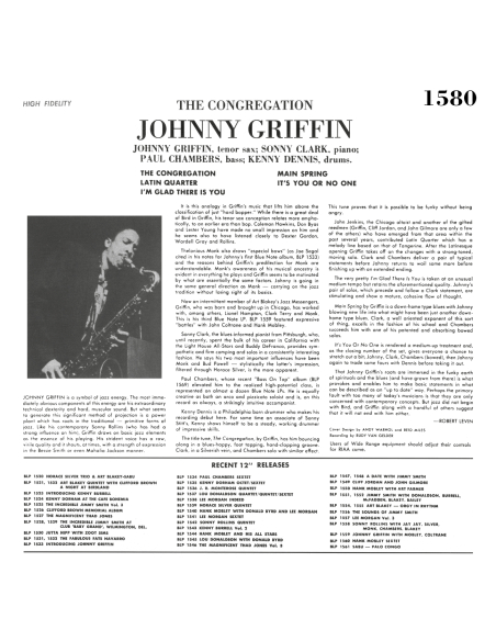Johnny Griffin - The Congregation (Vinyle)