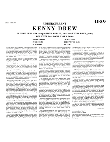 Kenny Drew - Undercurrent (Vinyle)