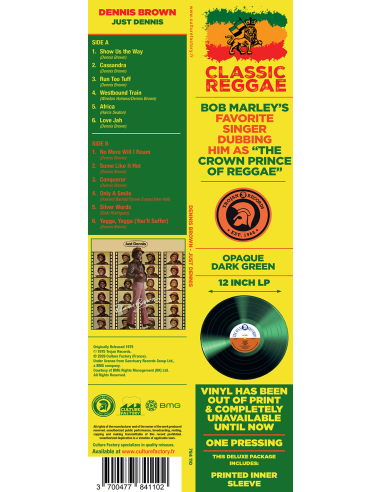 Dennis Brown - Just Dennis (Vinyle)