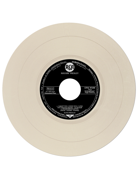 Elvis Presley - Rockin' Presley - Vinyle Crème (Allemagne) (Vinyle 7'')