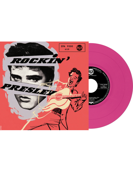 Elvis Presley - Rockin' Presley - Vinyle Rose (Allemagne) (Vinyle 7'')