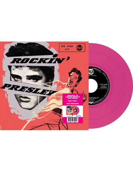 Elvis Presley - Rockin' Presley - Vinyle Rose (Allemagne) (Vinyle 7'')