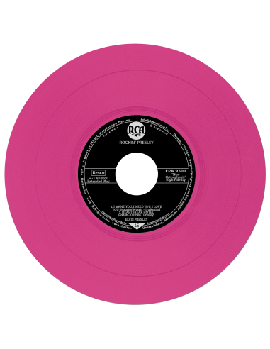 Elvis Presley - Rockin' Presley - Vinyle Rose (Allemagne) (Vinyle 7'')