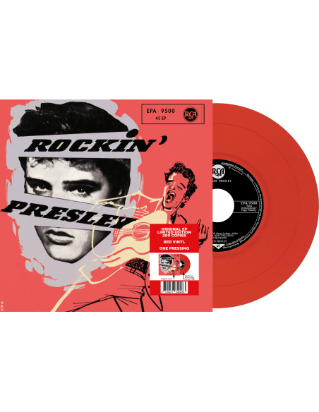 Elvis Presley - Rockin' Presley - Vinyle Rouge (Allemagne) (Vinyle 7'')