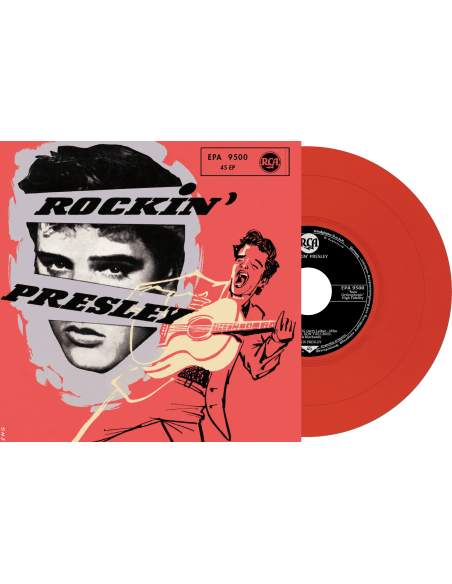 Elvis Presley - Rockin' Presley - Vinyle Rouge (Allemagne) (Vinyle 7'')