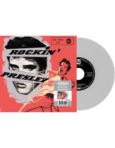 Elvis Presley - Rockin' Presley - Vinyle Argent (Allemagne) (Vinyle 7'')
