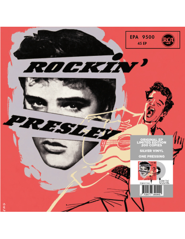 Elvis Presley - Rockin' Presley - Vinyle Argent (Allemagne) (Vinyle 7'')