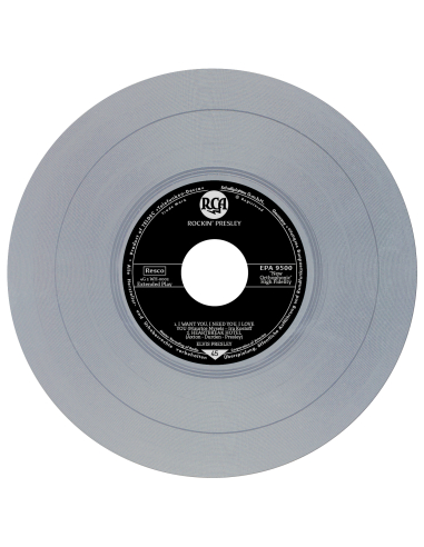 Elvis Presley - Rockin' Presley - Vinyle Argent (Allemagne) (Vinyle 7'')