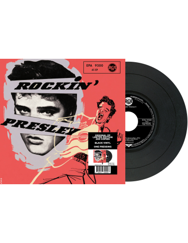 Elvis Presley - Rockin' Presley - Vinyle Noir (Allemagne) (Vinyle 7'')