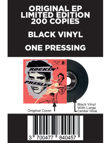 Elvis Presley - Rockin' Presley - Vinyle Noir (Allemagne) (Vinyle 7'')