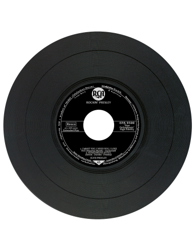 Elvis Presley - Rockin' Presley - Vinyle Noir (Allemagne) (Vinyle 7'')