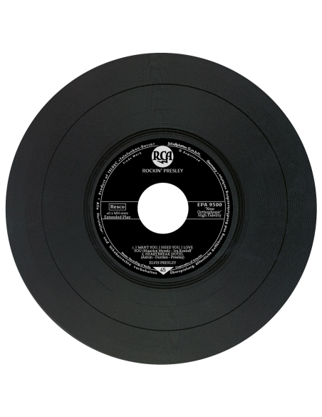 Elvis Presley - Rockin' Presley - Vinyle Noir (Allemagne) (Vinyle 7'')