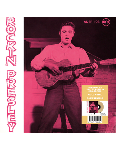 Elvis Presley - Rockin' Presley - Vinyle Doré (Danemark) (Vinyle 7'')