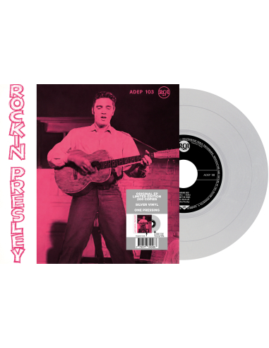 Elvis Presley - Rockin' Presley - Vinyle Argent (Danemark) (Vinyle 7'')