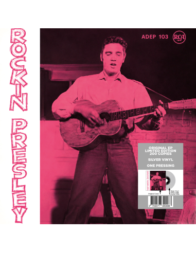 Elvis Presley - Rockin' Presley - Vinyle Argent (Danemark) (Vinyle 7'')
