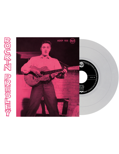 Elvis Presley - Rockin' Presley - Vinyle Argent (Danemark) (Vinyle 7'')