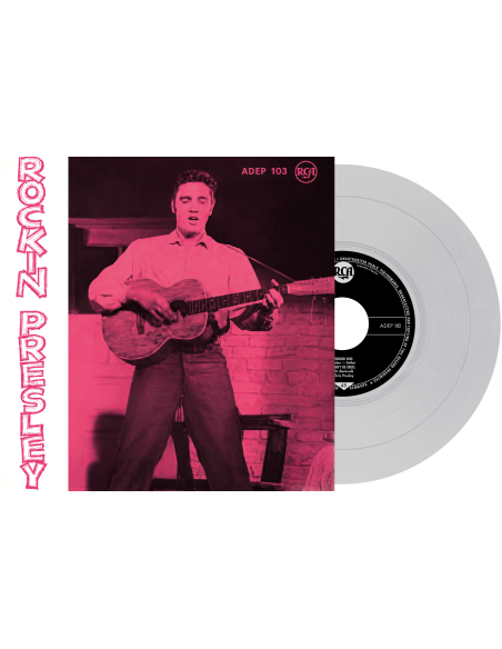 Elvis Presley - Rockin' Presley - Vinyle Argent (Danemark) (Vinyle 7'')