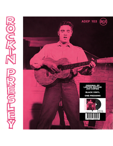 Elvis Presley - Rockin' Presley - Vinyle Noir (Danemark) (Vinyle 7'')