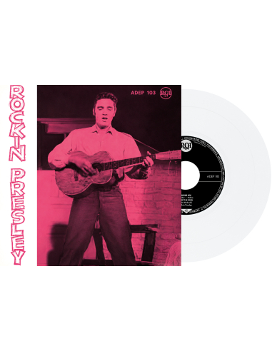 Elvis Presley - Rockin' Presley - Vinyle Blanc (Danemark) (Vinyle 7'')