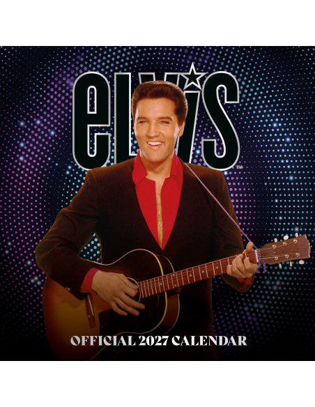 Elvis Presley - Calendrier Square 2027