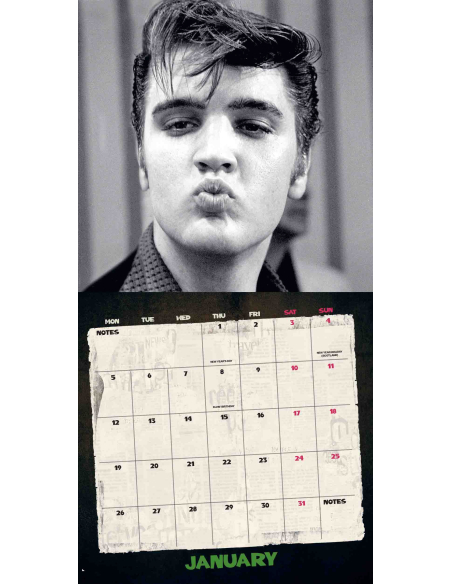 Elvis Presley - Calendrier Collectors Edition 2027
