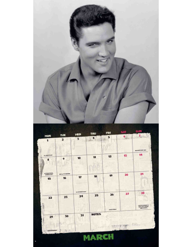 Elvis Presley - Calendrier Collectors Edition 2027