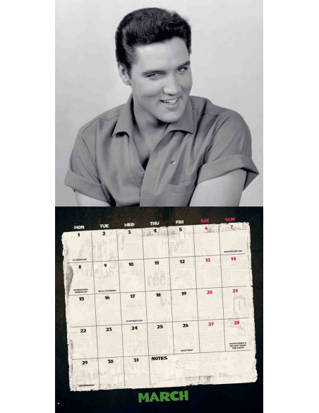 Elvis Presley - Calendrier Collectors Edition 2027