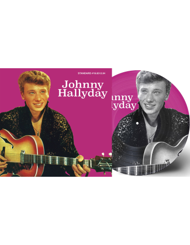 Johnny Hallyday - 33 Tours - Si Tu Restes Avec Moi (Picture-Disc Violet)